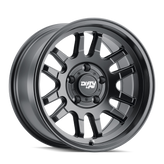 Dirty Life - CANYON - Black - MATTE BLACK - 17" x 9", 0 Offset, 6x139.7 (Bolt Pattern), 106mm HUB