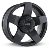 RTX Wheels - Thunder - Black - Matte Black - 17" x 8", 10 Offset, 8x170 (Bolt Pattern), 125mm HUB