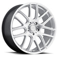 Vision Wheel Street Designs - 426 CROSS - Silver - Hyper Silver - 19" x 8", 38 Offset, 5x120 (Bolt Pattern), 72.56mm HUB