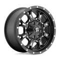 Fuel - D517 KRANK - Black - MATTE BLACK MILLED - 18" x 9", 20 Offset, 5x139.7, 150 (Bolt Pattern), 110.1mm HUB