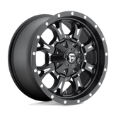 Fuel - D517 KRANK - Black - MATTE BLACK MILLED - 18" x 9", 20 Offset, 5x139.7, 150 (Bolt Pattern), 110.1mm HUB