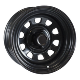 Ceco - Daytona - Black - Black - 16" x 7", 0 Offset, 5x127 (Bolt Pattern), 83.8mm HUB