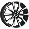 Mak Wheels - WOLF - Black - BLACK MIRROR - 19" x 8", 50 Offset, 5x114.3 (Bolt Pattern), 76mm HUB