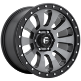 Fuel - D648 TACTIC - Gunmetal - MATTE GUN METAL BLACK BEAD RING - 18" x 9", 1 Offset, 5x127 (Bolt Pattern), 71.5mm HUB