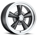 Vision Wheel American Muscle - 141 LEGEND 5 - Gunmetal - Gunmetal Machined Lip - 15" x 7", -7 Offset, 5x120.65 (Bolt Pattern), 83mm HUB