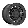 Fuel - D729 TRACKER - Black - SATIN BLACK - 17" x 9", 1 Offset, 6x120, 139.7 (Bolt Pattern), 78.1mm HUB