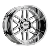 Moto Metal - MO992 FOLSOM - Chrome - CHROME - 20" x 10", -18 Offset, 6x135 (Bolt Pattern), 87.1mm HUB