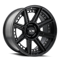 Ion Alloy - 149 - Black - MATTE BLACK - 20" x 10", -24 Offset, 5x127 (Bolt Pattern), 78.1mm HUB