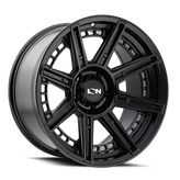 Ion Alloy - 149 - Black - MATTE BLACK - 20" x 10", -24 Offset, 5x127 (Bolt Pattern), 78.1mm HUB