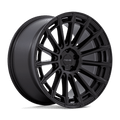 Niche - M274 AMALFI - Black - MATTE BLACK - 20" x 10.5", 40 Offset, 5x112 (Bolt Pattern), 66.6mm HUB