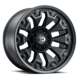 Vision Wheel Off-Road - 362 ARMOR - Black - Satin Black with Black Bolt Inserts - 18" x 9", 12 Offset, 8x170 (Bolt Pattern), 125.2mm HUB