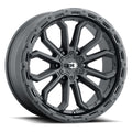 Vision Wheel Off-Road - 405 KORUPT - Black - Satin Black - 16" x 8", 0 Offset, 5x127 (Bolt Pattern), 78.1mm HUB