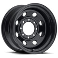 Vision Wheel HD - 85 SOFT 8 - STEEL WHEEL - Black - Gloss Black - 16" x 7", 0 Offset, 8x165.1 (Bolt Pattern), 130.8mm HUB