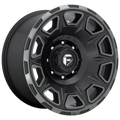 Fuel - D686 VENGEANCE - Gunmetal - MATTE BLACK DOUBLE DARK TINT - 17" x 9", -12 Offset, 6x139.7 (Bolt Pattern), 106.1mm HUB