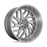 Fuel - D715 TRITON PLATINUM - Gunmetal - BRUSHED GUN METAL TINTED CLEAR - 26" x 12", -44 Offset, 8x170 (Bolt Pattern), 125.1mm HUB