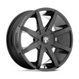 DUB - S110 PUSH - Black - GLOSS BLACK - 20" x 8.5", 35 Offset, 6x120, 132 (Bolt Pattern), 74.5mm HUB