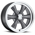 Vision Wheel American Muscle - 141 LEGEND 6 - Gunmetal - Gunmetal Machined Lip - 17" x 8", 19 Offset, 6x139.7 (Bolt Pattern), 78.1mm HUB