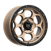 KMC Wheels - KM541 DIRTY HARRY - Bronze - MATTE BRONZE WITH BLACK LIP - 18" x 8.5", 18 Offset, 5x127 (Bolt Pattern), 71.5mm HUB