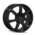 Touren - TR65 - Black - BLACK - 17" x 7.5", 20 Offset, 6x135, 139.7 (Bolt Pattern), 106mm HUB