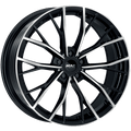 Mak Wheels - priMe D-FF - Black - BLACK MIRROR - 20" x 9", 35 Offset, 5x120 (Bolt Pattern), 72.6mm HUB