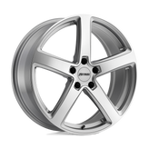 Petrol Wheels - P2A - Silver - SILVER WITH MACHINED CUT FACE - 17" x 8", 35 Offset, 5x120 (Bolt Pattern), 76.1mm HUB