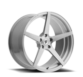 Fittipaldi Sport - FSF02 - Silver - Brushed Clear - 20" x 9", 20 Offset, 5x114.3 (Bolt Pattern), 66.1mm HUB