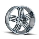 Mazzi - ENTICE - Chrome - CHROME - 20" x 8.5", 30 Offset, 6x135, 139.7 (Bolt Pattern), 106mm HUB