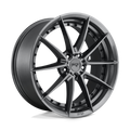 Niche - M197 SECTOR - Gunmetal - GLOSS ANTHRACITE - 20" x 10.5", 40 Offset, 5x114.3 (Bolt Pattern), 72.6mm HUB