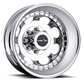 Vision Wheel HD - 181 HEAVY HAULER - Silver - Machined - 19.5" x 6.75", -143 Offset, 8x165.1 (Bolt Pattern), 125.2mm HUB