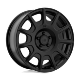 Motegi - MR139 RF11 - Black - SATIN BLACK - 16" x 7.5", 40 Offset, 5x100 (Bolt Pattern), 72.6mm HUB