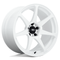 Motegi - MR154 BATTLE - White - WHITE - 17" x 8", 43 Offset, 5x108 (Bolt Pattern), 72.6mm HUB