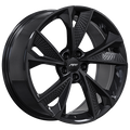 ART - Replica 231 - Black - Gloss Black - 19" x 8.5", 28 Offset, 5x112 (Bolt Pattern), 66.5mm HUB