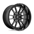 Fuel - D761 CLASH - Black - GLOSS BLACK MILLED - 20" x 10", -18 Offset, 6x135 (Bolt Pattern), 87.1mm HUB