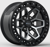 RTX Wheels - Zion - Black - Black Machined - 17" x 9", -15 Offset, 5x127 (Bolt Pattern), 71.5mm HUB