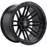 AXE Wheels - ICARUS - Black - Satin Black - 20" x 10", -19 Offset, 5x127, 139.7 (Bolt Pattern), 87.1mm HUB