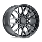 XO Luxury Wheels - PHOENIX - Gunmetal - Gunmetal with Brushed Gunmetal Face - 20" x 11", 50 Offset, 5x114.3 (Bolt Pattern), 76.1mm HUB