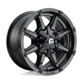 Fuel - D575 COUPLER - Black - GLOSS BLACK - 20" x 10", -24 Offset, 5x139.7, 150 (Bolt Pattern), 110.1mm HUB