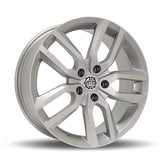 DTD - BLIZZARD - Silver - Silver - 17" x 7", 42 Offset, 5x108 (Bolt Pattern), 63.4mm HUB