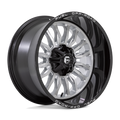Fuel - D798 ARC - Silver - SILVER BRUSHED FACE WITH MILLED BLACK LIP - 22" x 12", -44 Offset, 8x165.1 (Bolt Pattern), 125.1mm HUB
