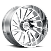 Tuff Wheels - T2A - Chrome - Chrome - 24" x 14", -72 Offset, 8x170 (Bolt Pattern), 125.1mm HUB