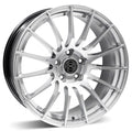 RSSW - Spirit - Silver - Hyper silver - 16" x 6.5", 45 Offset, 5x114.3 (Bolt Pattern), 64.1mm HUB