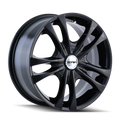 Touren - TR22 - Black - BLACK - 16" x 7", 40 Offset, 5x105, 114.3 (Bolt Pattern), 72.6mm HUB