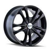 Touren - TR22 - Black - BLACK - 16" x 7", 40 Offset, 5x105, 114.3 (Bolt Pattern), 72.6mm HUB