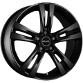 Mak Wheels - ZENITH - Black - MATTE BLACK - 17" x 7", 40 Offset, 4x100 (Bolt Pattern), 72mm HUB