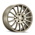 Touren - TR92 - Gold - MATTE GOLD - 17" x 8", 35 Offset, 5x120 (Bolt Pattern), 72.56mm HUB