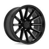 XD Series - XD855 LUXE - Black - GLOSS BLACK MACHINED WITH GRAY TINT - 20" x 9", 18 Offset, 5x127 (Bolt Pattern), 71.5mm HUB