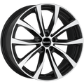 Mak Wheels - WOLF - Black - BLACK MIRROR - 16" x 6.5", 32 Offset, 5x114.3 (Bolt Pattern), 76mm HUB