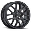 Vision Wheel Street Designs - 426 CROSS - Black - Matte Black - 16" x 7", 38 Offset, 5x112 (Bolt Pattern), 72.56mm HUB
