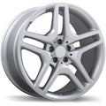 Replika - R173A - Silver - Gloss Silver - 20" x 9.5", 45 Offset, 5x112 (Bolt Pattern), 66.5mm HUB