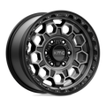 KMC Wheels - KM545 TREK - Black - SATIN BLACK WITH GRAY TINT - 17" x 9", 18 Offset, 6x135 (Bolt Pattern), 87.1mm HUB
